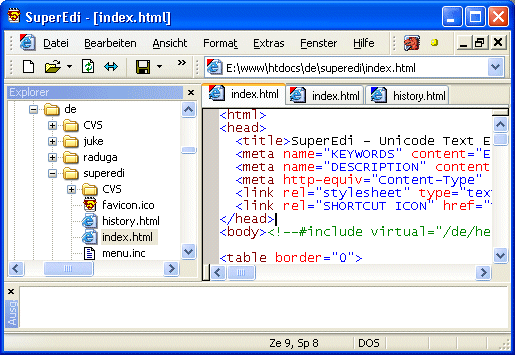 Bildschirmansicht