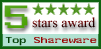 Top Shareware - 5 Stars Award